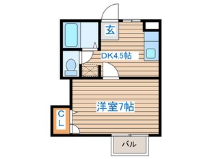 パル青山の物件間取画像